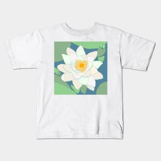 Water Lily - Cragside Garden Kids T-Shirt